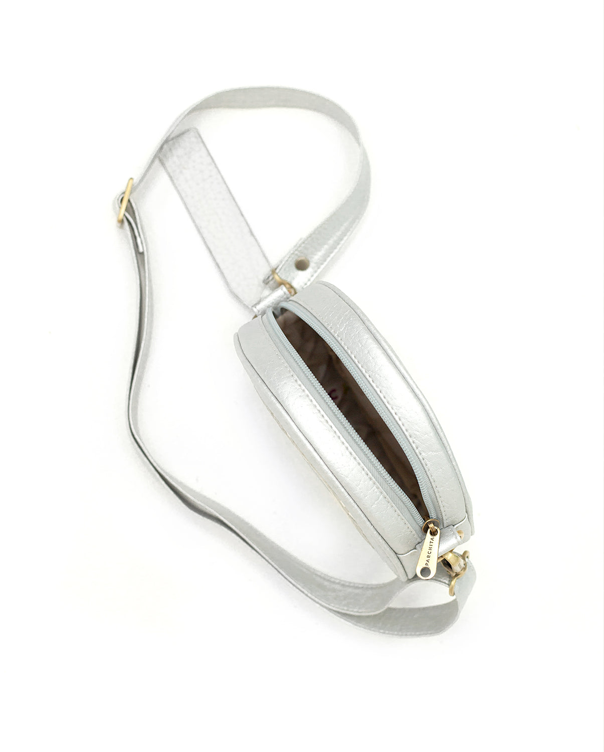 Bandolera Disco Plata Roller Trip