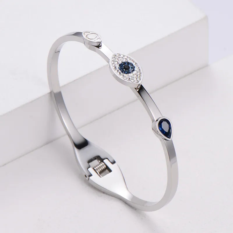 Stainless Steel Evil Eye Bracelet