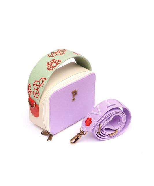 Petite vibra beige y lila