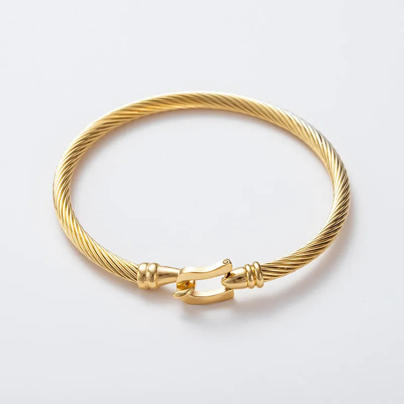 Stainless Steel Bangle with hook