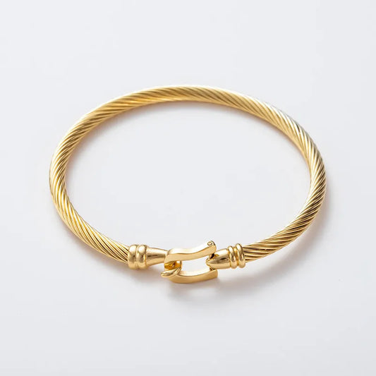 Stainless Steel Bangle with hook