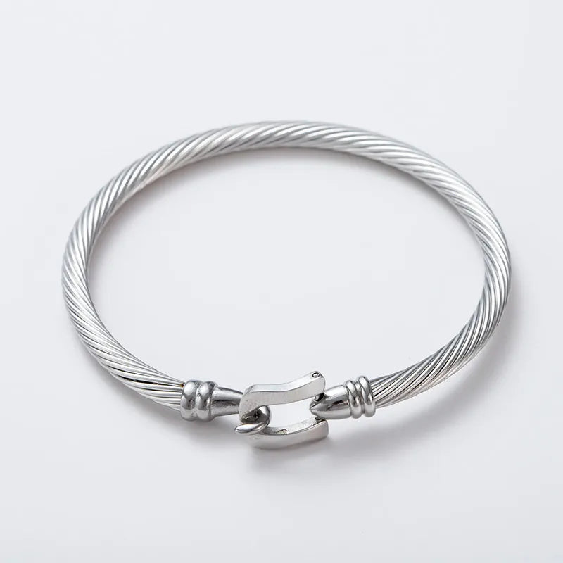 Stainless Steel Bangle with hook