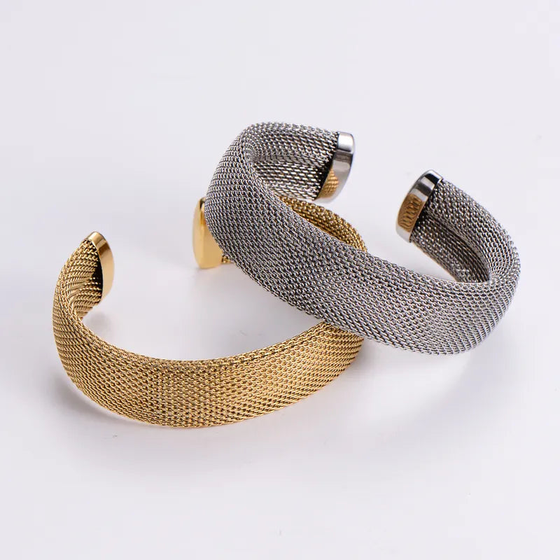 Stainless Steel Mesh Bangle