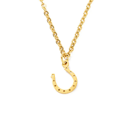 Stainless Steel Horseshoe Necklace