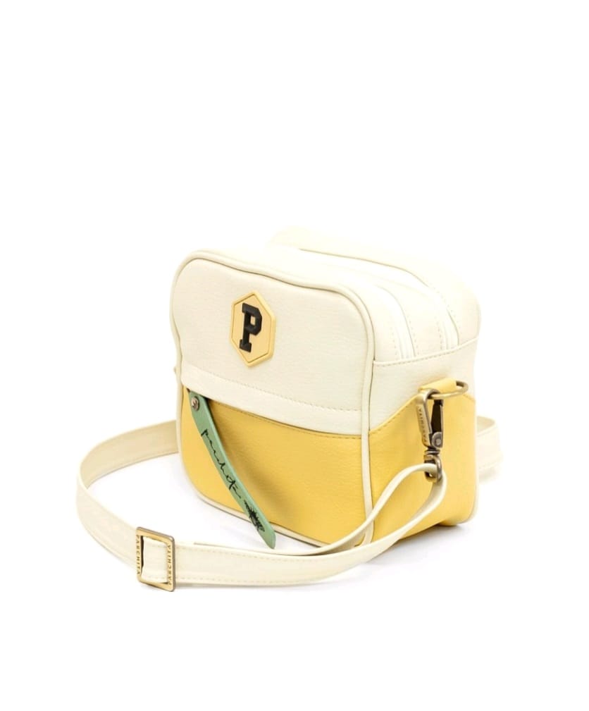 Bandolera Panal Beige y Vainilla