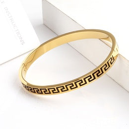 Round Stainless Steel Bangle
