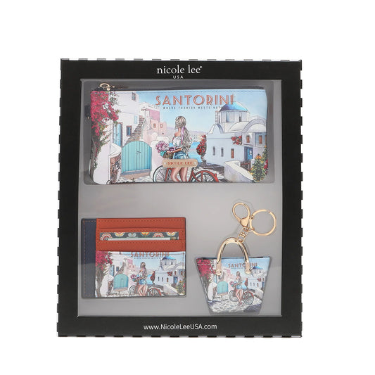 Nicole Lee 3 piece Accessories Set (Pouch, Card Case, Coin Purse)