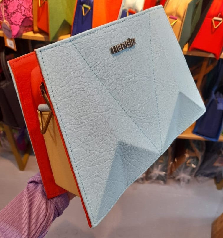 Francia Baby Blue & Orange