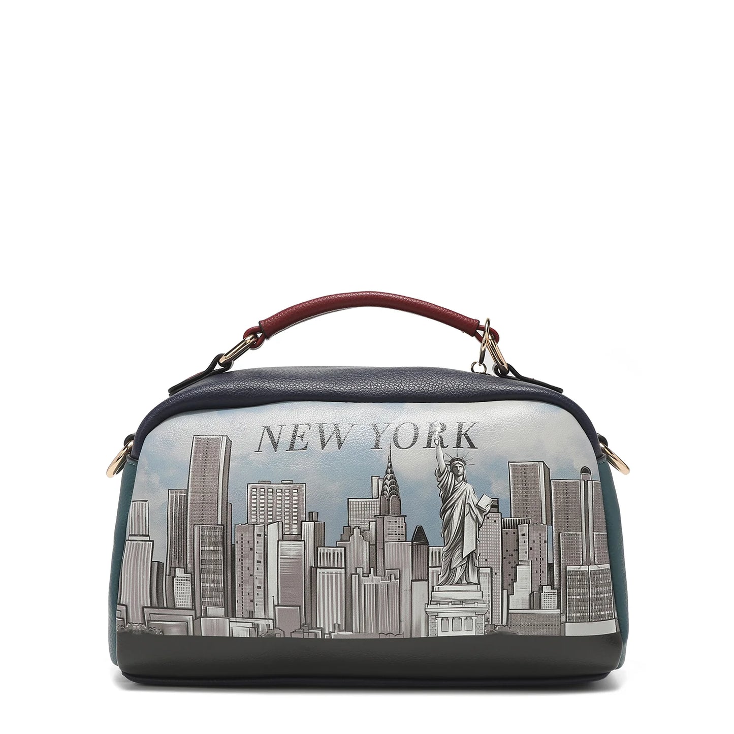 Nicole Lee Double Pouch Messenger Bag