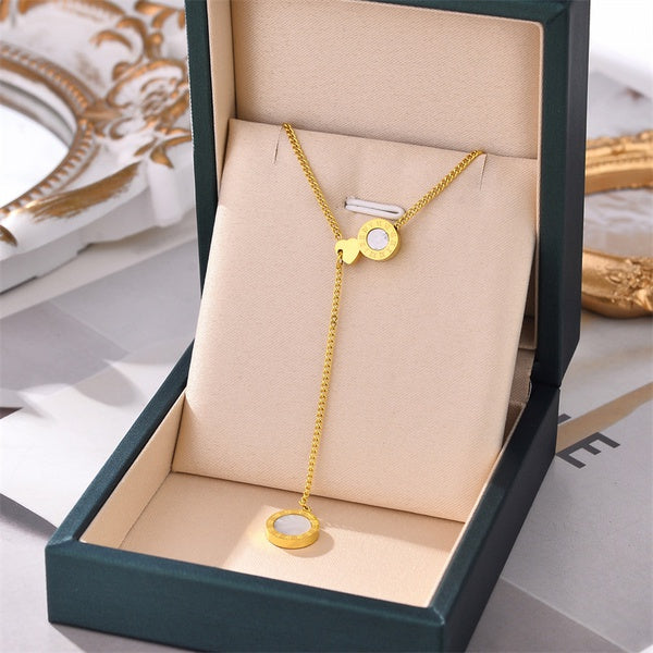 Fashion Gold Necklace Stainless Steel